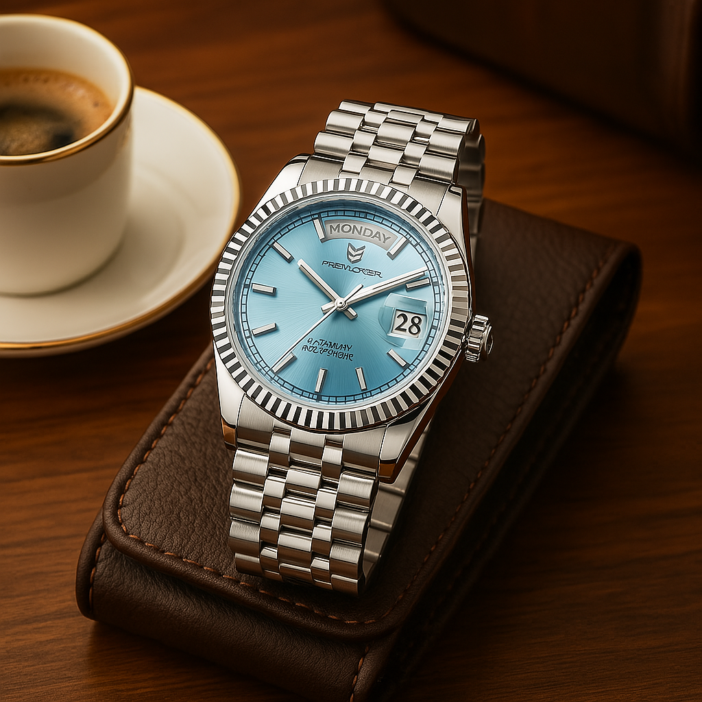 Orologio Automatico di Lusso da Uomo – Acciaio Inossidabile, Carica Automatica, Funzione Calendario – Stile per Ogni Occasione