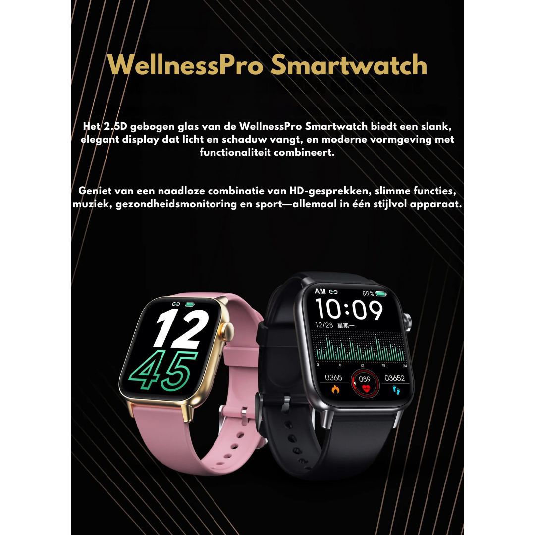 WellnessPro Smartwatch - Salute | Impermeabile