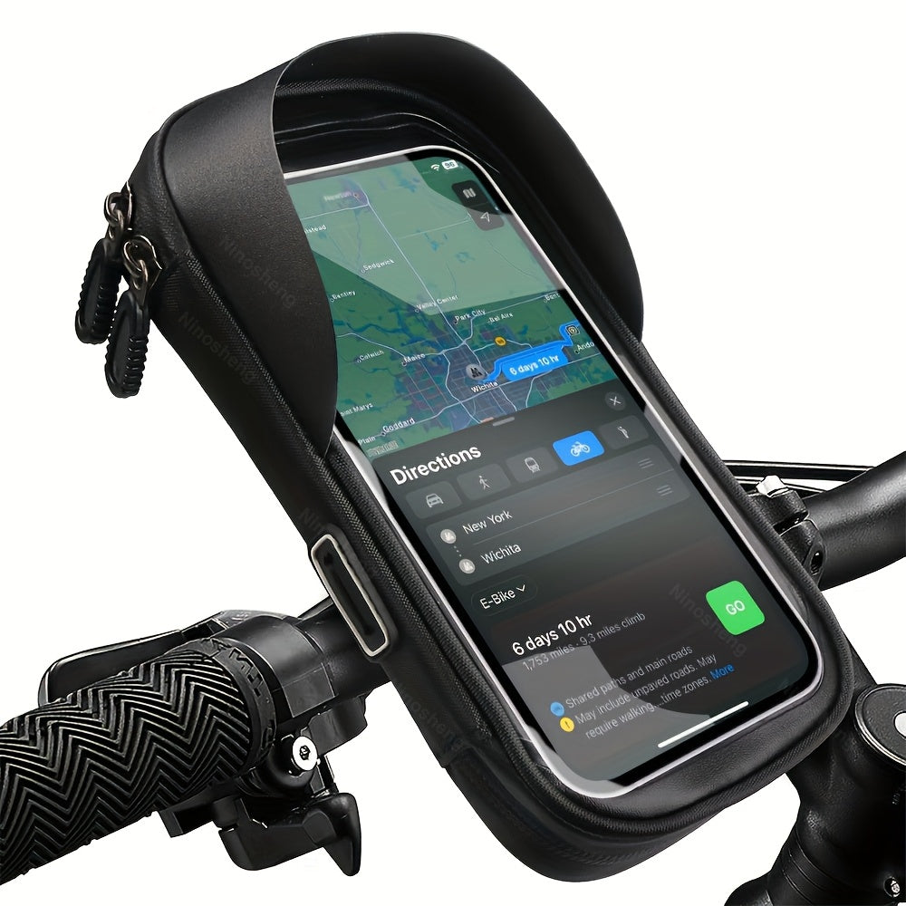 Supporto per Telefono Impermeabile per Bicicletta e Moto | Rotazione a 360°
