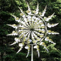 Molino de viento de metal para jardín