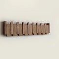 Porte-manteaux en bois piano – Organisateur mural élégant pour entrée