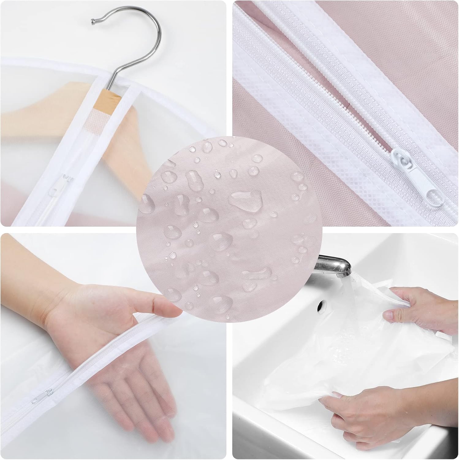 Set di Sacche per Abiti PEVA – Confezione da 12 Coperture per Abiti Appese in 3 Misure (Compra 1, Ricevi 1 GRATIS)