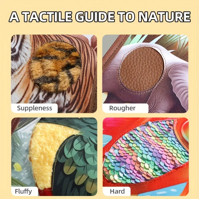 Libro Sensoriale Colorato per Bambini