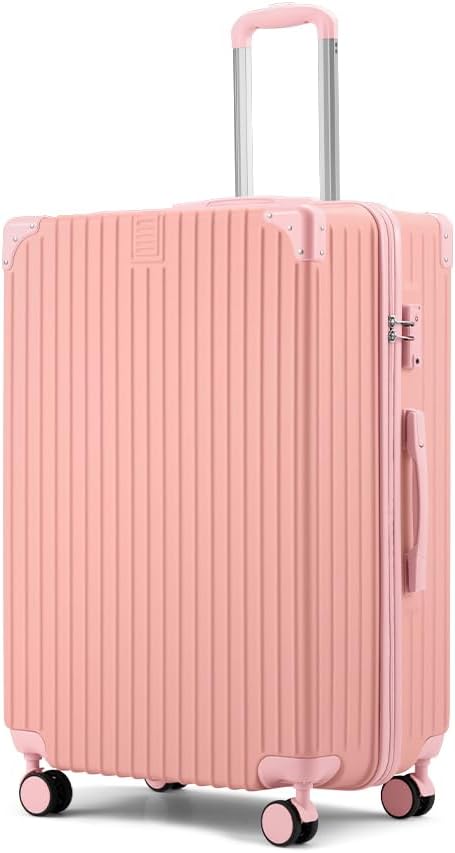 Valigia Rigida in ABS con Ruote Girevoli e Lucchetto TSA