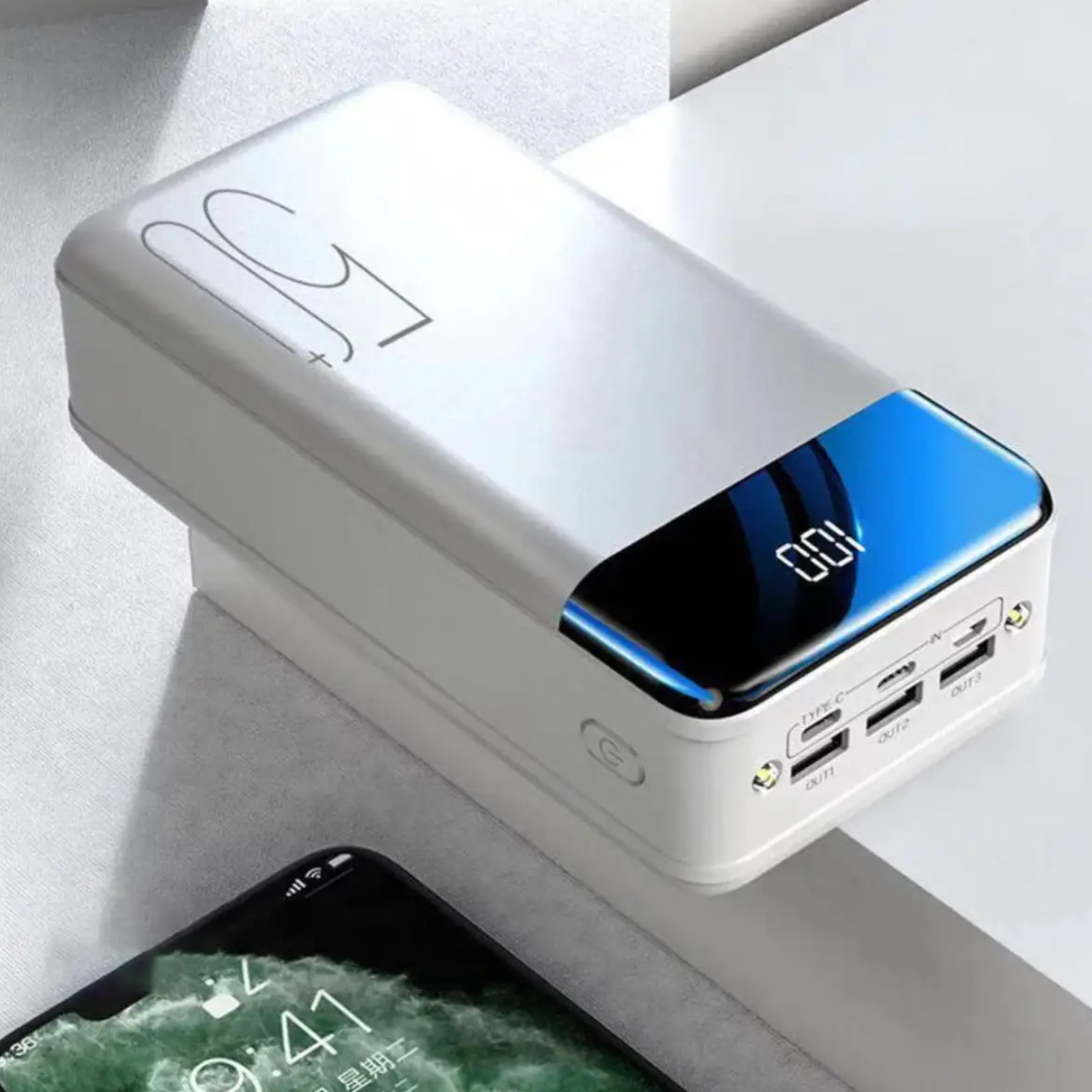Power Bank da 30.000mAh - Ricarica Super Veloce