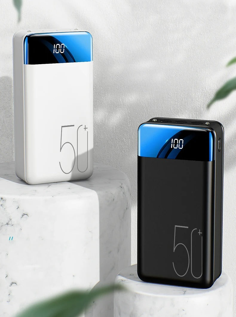 Power Bank da 50.000mAh - Ricarica Veloce per Telefoni e Tablet