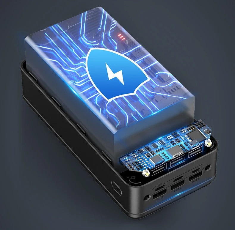 Power Bank da 50.000mAh - Ricarica Veloce per Telefoni e Tablet